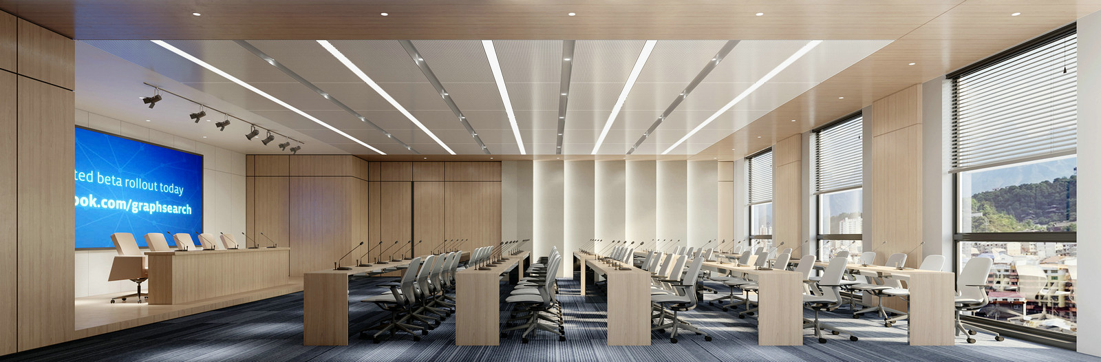 上海奉贤-招商集团总部-2000平-现代极简