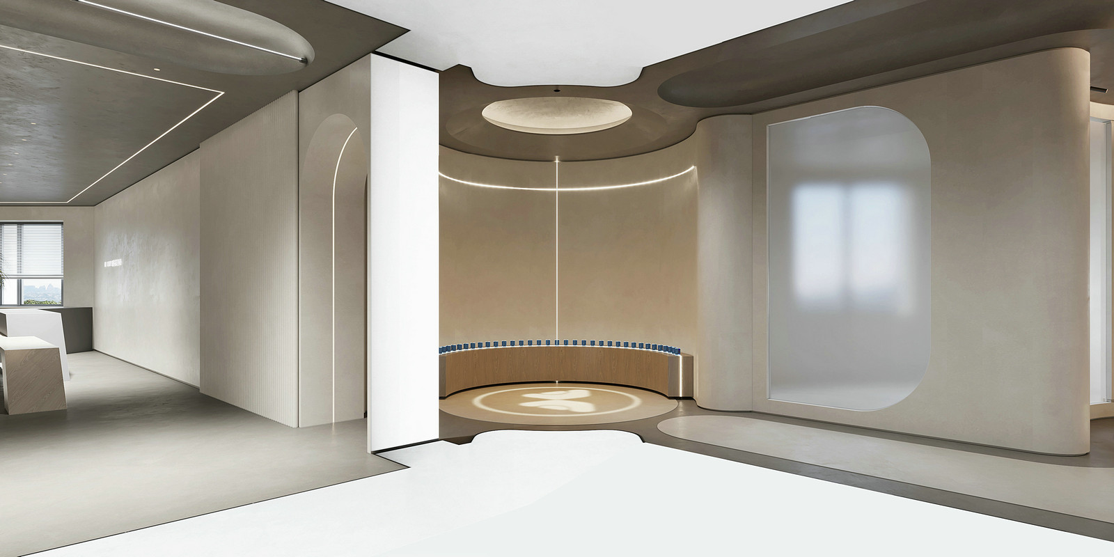 上海嘉定-美容会所-450平-现代侘寂